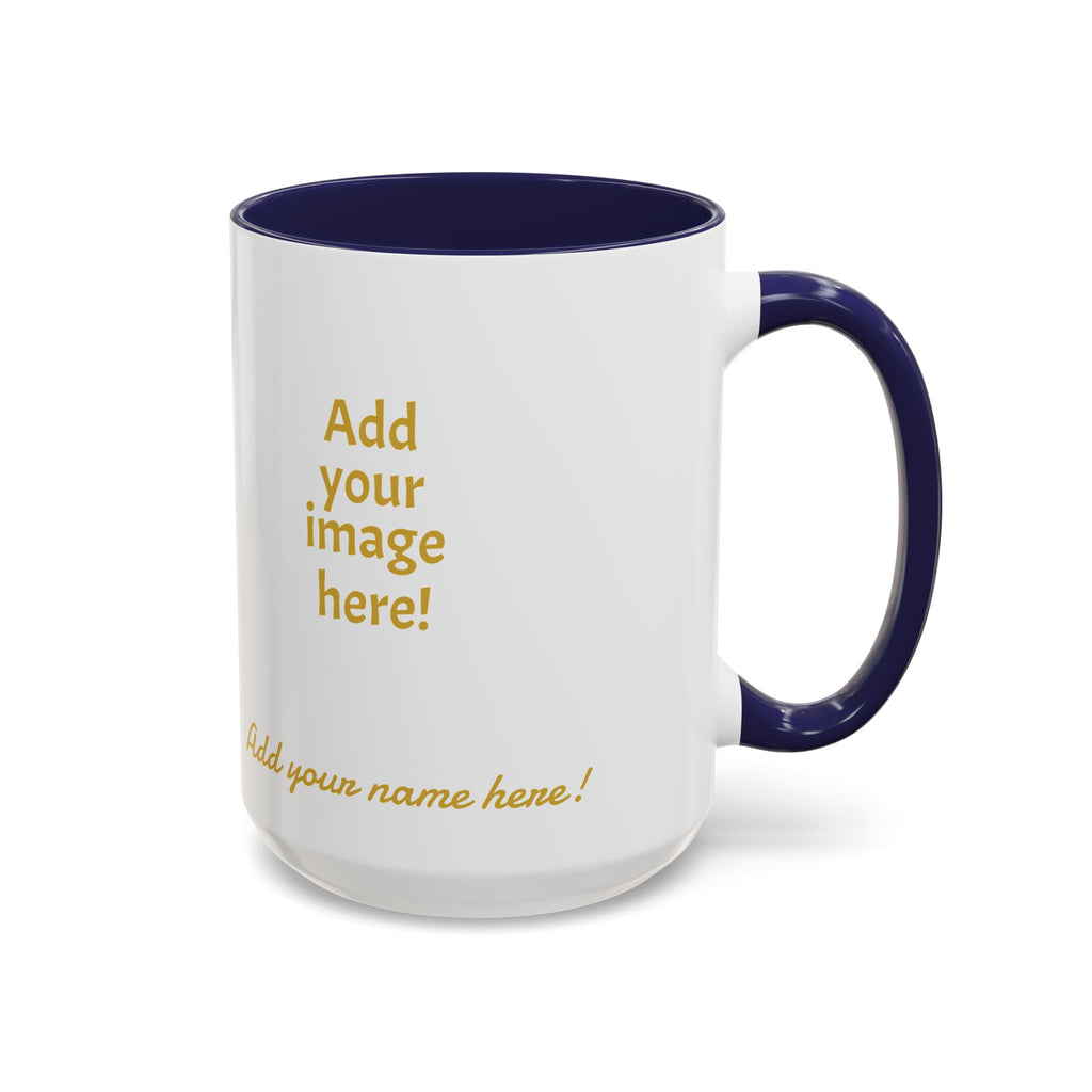 Nyxios Gold Moon Accent Coffee Mug – Celestial Stars Ceramic Cup (11/15oz)